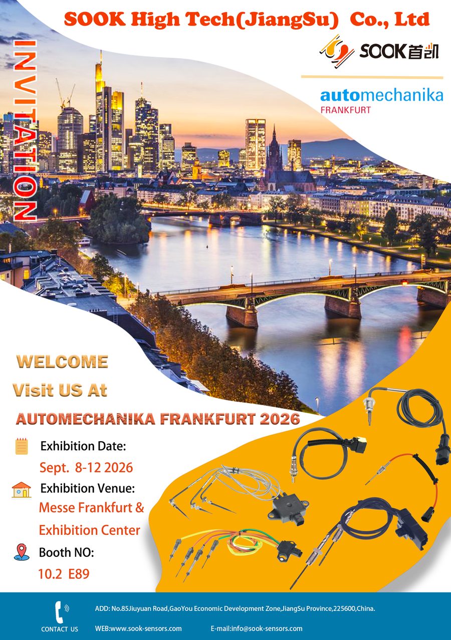 Official invitation flyer: SOOK High Tech at Automechanika Frankfurt 2026, Booth 10.2 E89